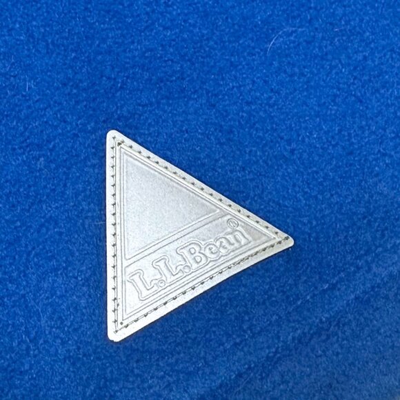 LL.Bean Kids' Mountain Classic Fleece Hoodie – Blue, Size L (14-16) – Like New - Picture 8 of 10